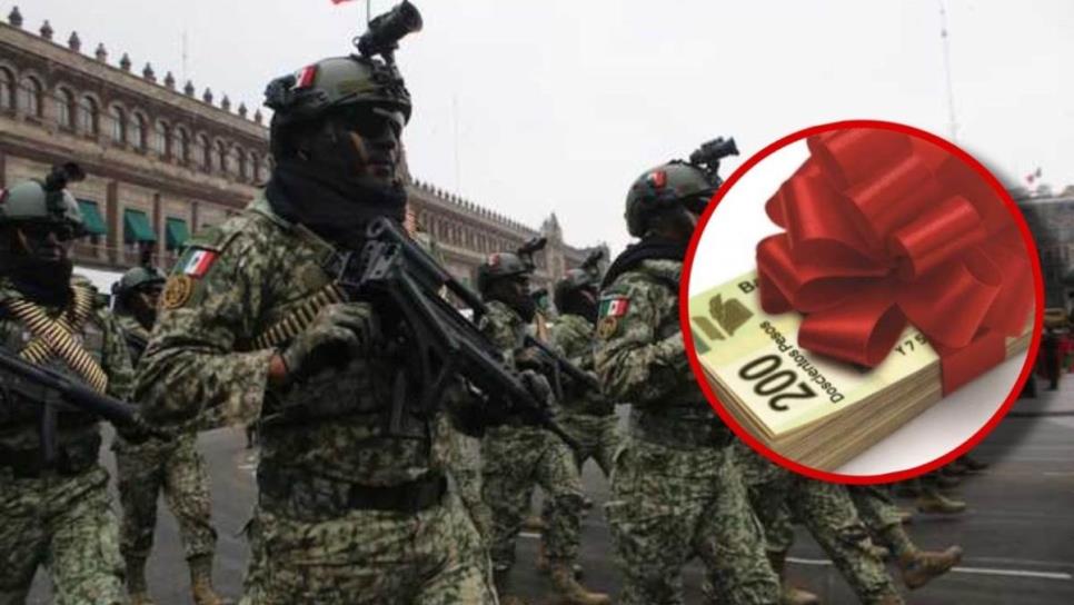 ¿Cuánto gana de aguinaldo un militar en México y cuándo se lo dan?