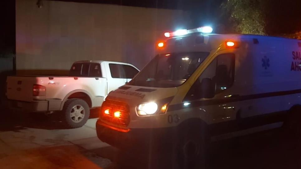 Ingresan al Hospital General a un joven de 25 años herido de bala en El Fuerte