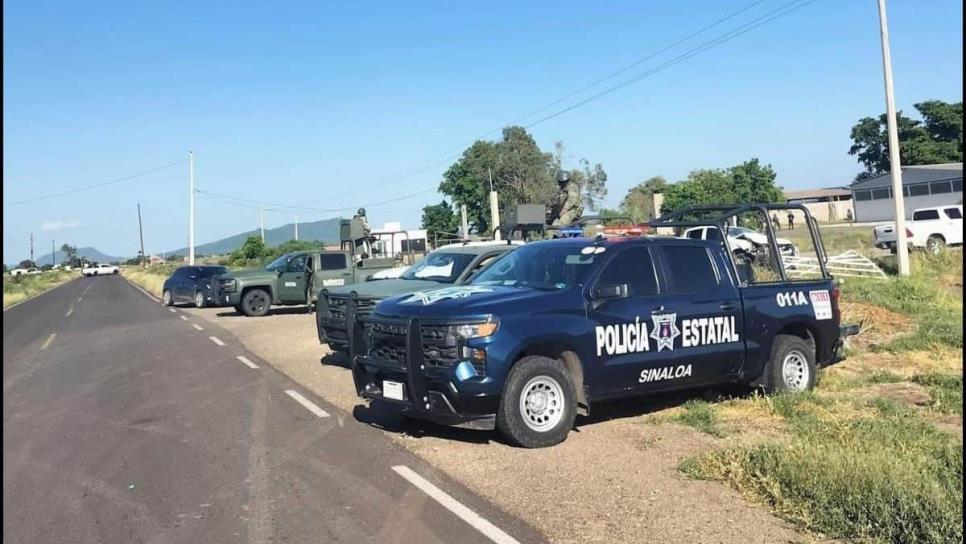 Tras enfrentamiento en Angostura, aseguran 1 vehículo, armas largas y equipo táctico