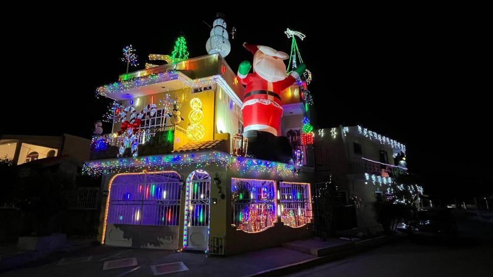 Así luce la Casa de Santa Claus en Mazatlán