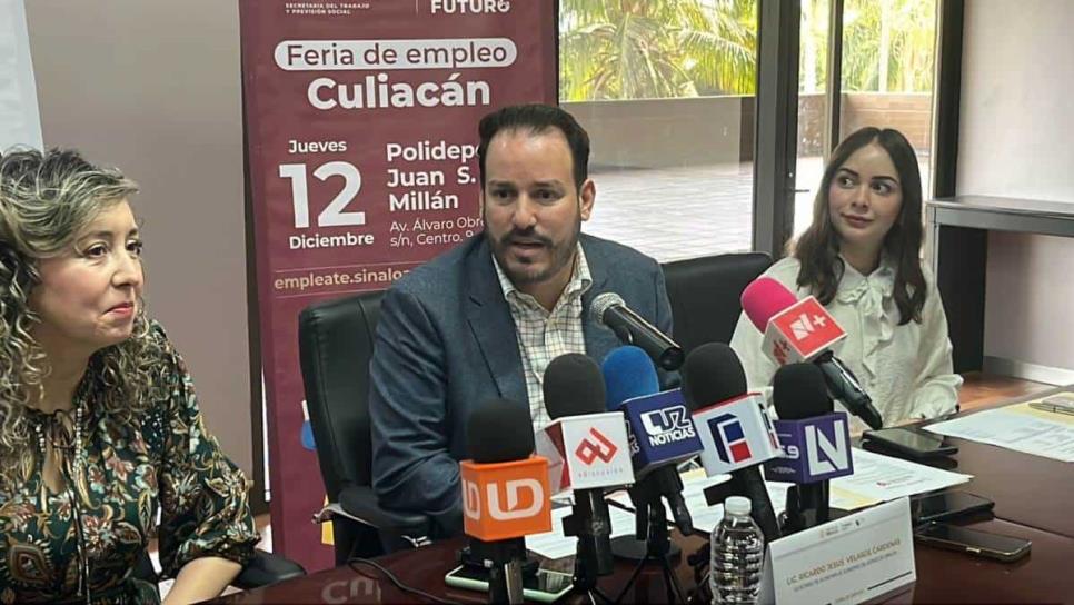 Secretaría de Economía lanza Feria del Empleo en Culiacán