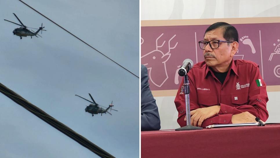 Sobrevuelo de helicópteros en Culiacán se debió a enfrentamiento en Tepuche: Mérida Sánchez.