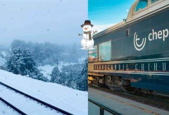 Tren Chepe, ¿cuándo empiezan las nevadas? disfruta las grandes postales