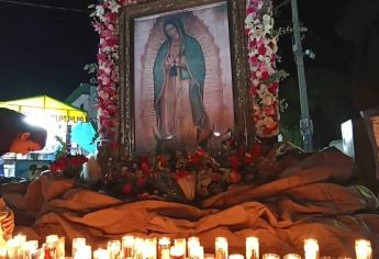 Miles de fieles celebraron a la Virgen de Guadalupe en el Santuario de Los Mochis