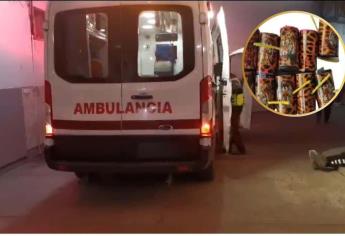 Hombre pierde un ojo y 4 dedos al explotarle un Garra de Tigre cuando festejaba a la Virgen en Ahome