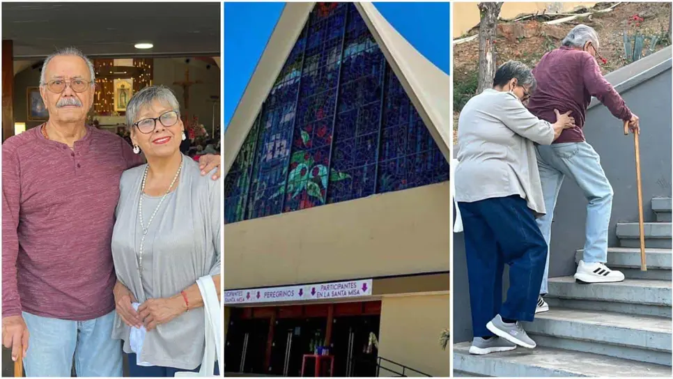 De la mano, con fe y devoción en el día de la Virgen, Santiago y Cristina caminan hacia La Lomita en Culiacán