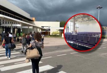 Aeropuerto de Los Mochis amplía sus instalaciones: así quedó su sala de espera | FOTOS