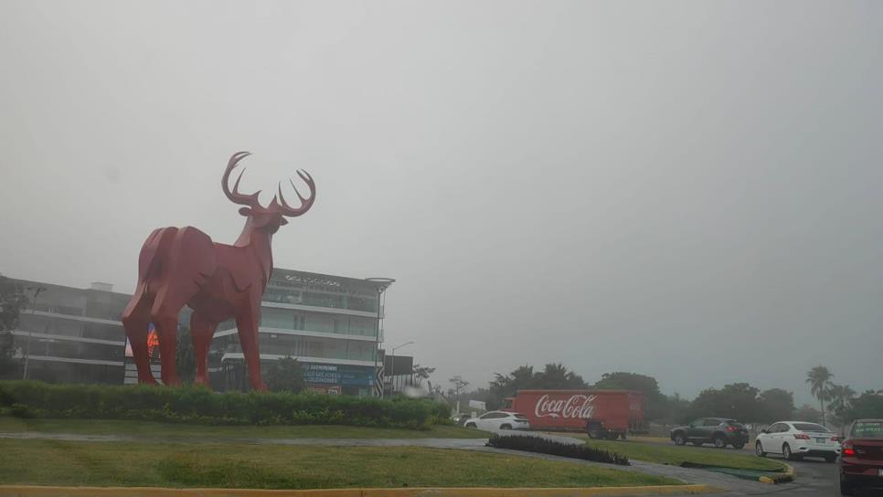 Mazatlán despierta bajo una cobija de neblina en su zona costera