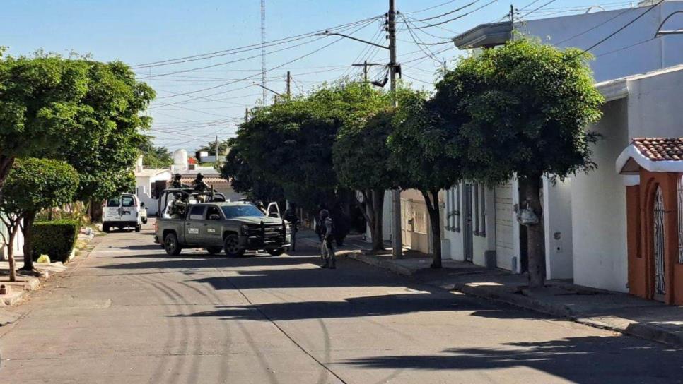 Militares protagonizan una persecución en el sector Humaya de Culiacán