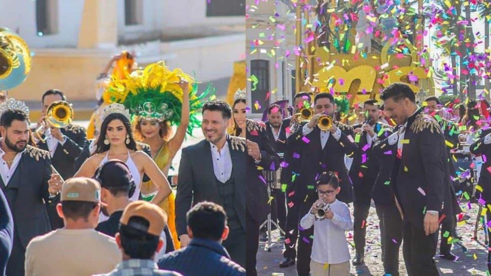 Mazatlán se viste de fiesta: Banda MS graba La Perla, tema oficial del Carnaval Internacional 2025