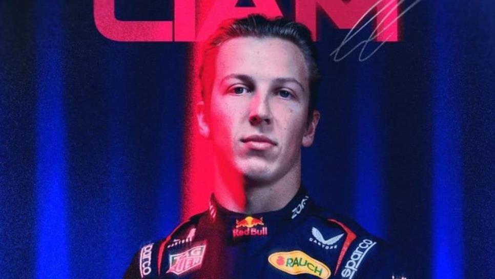 Él es Liam Lawson, el nuevo piloto que ocupará el lugar de Checo Pérez en Red Bull Racing