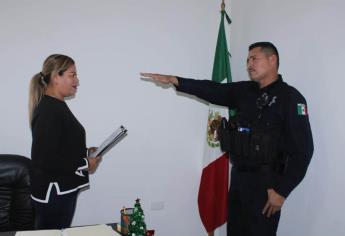 Ezequiel Leyva Valdés toma protesta como Director de Seguridad en Juan José Ríos, Sinaloa