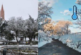 ¡No es Suiza, pero parece! Este Pueblo Mágico se pinta de blanco en invierno; llega hasta -18 grados