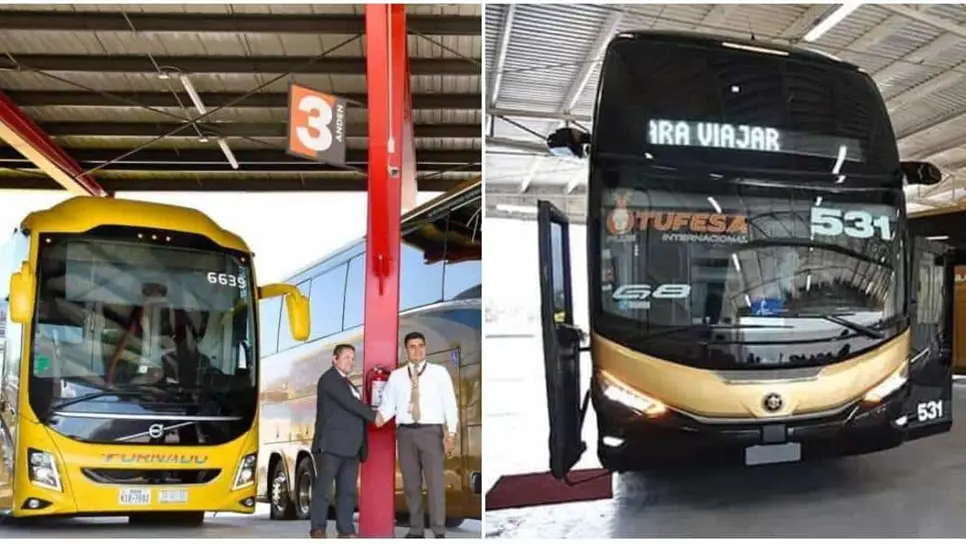 FOTO: Camiones de pasajeros.