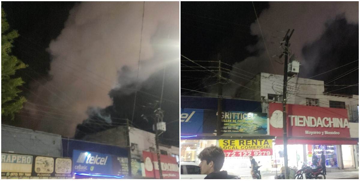 FOTO: Incendio en dulcería.