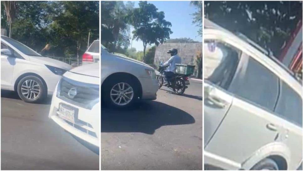 Con lesiones greves resultó un motociclista que se accidentó en el malecón de Culiacán