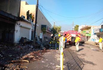 Incendio de dulcería de Navolato fue provocado por un corto circuito, aseguran empleados