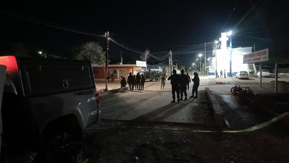 Un hombre muerto y tres mujeres heridas deja atentado en un minisúper en el Campo El 10 al sur de Culiacán