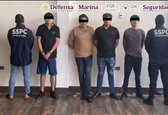 ¡Trabajaban para el 27 o La Perris! Identifican a los 4 detenidos en Las Quintas, Culiacán