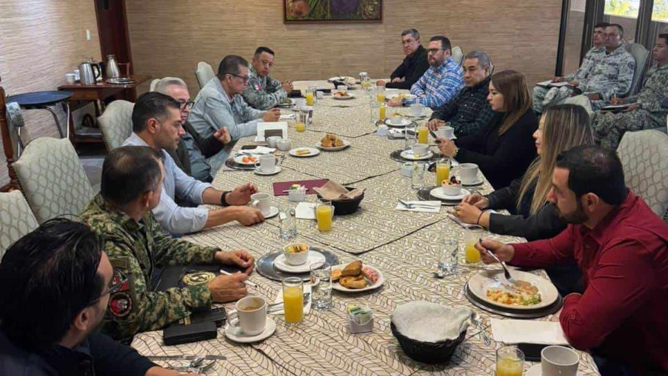 Rocha y Harfuch encabezan Mesa de Seguridad de Sinaloa este 25 de diciembre