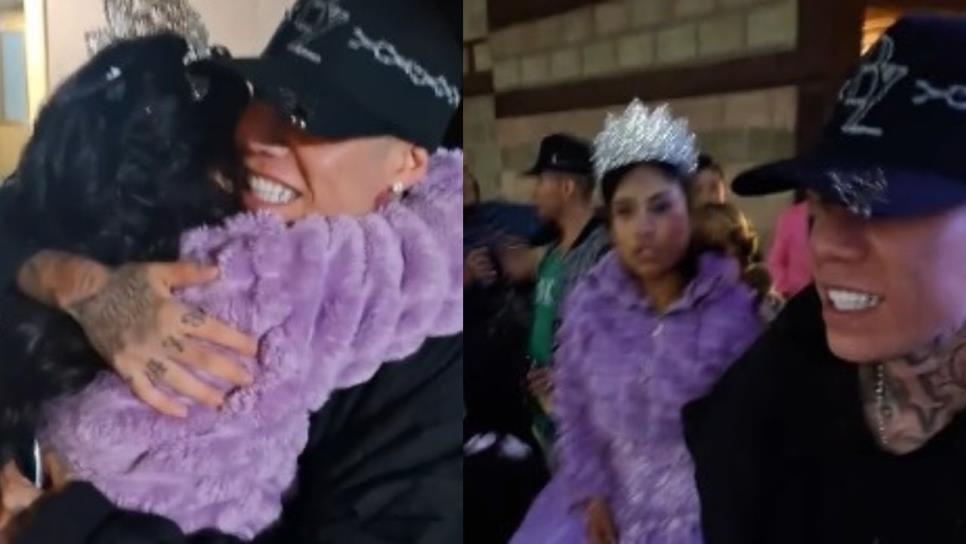 Santa Fe Klan lo vuelve hacer; esta vez sorprende a quinceañera en pleno festejo | VIDEO