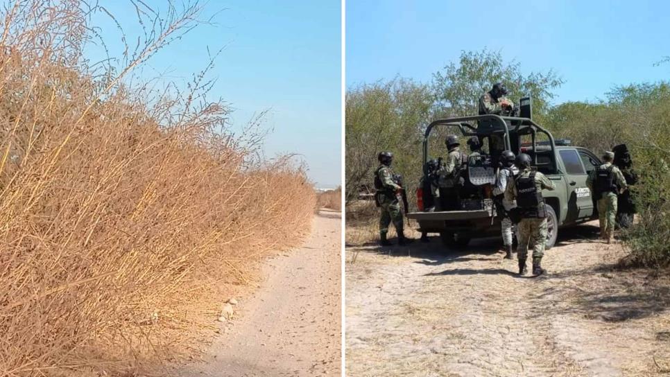 Hallan cuerpo sin vida cerca del campo militar El Sauz en Costa Rica, Culiacán