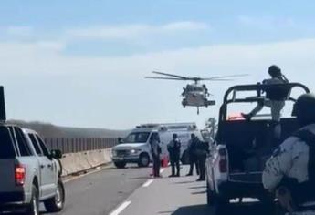 ¡Tome precauciones! Cierran circulación en un carril de la autopista Mazatlán-Culiacán por accidente 