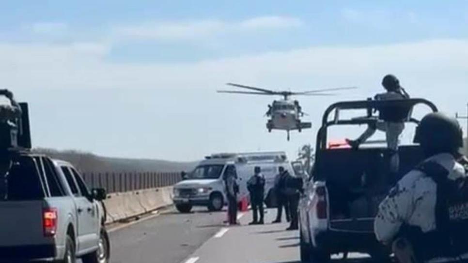 ¡Tome precauciones! Cierran circulación en un carril de la autopista Mazatlán-Culiacán por accidente 