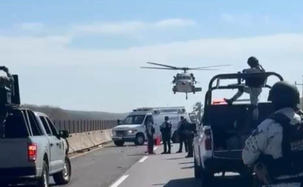 ¡Tome precauciones! Cierran circulación en un carril de la autopista Mazatlán-Culiacán por accidente 