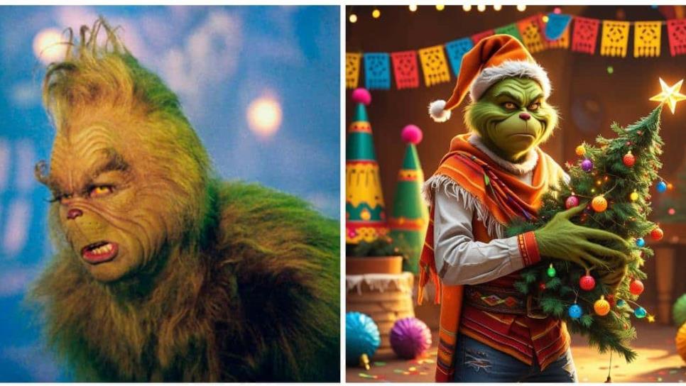 Así se vería El Grinch si fuera sinaloense, según la Inteligencia Artificial | FOTOS