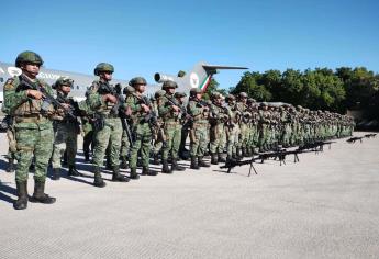 Arriban a Culiacán 200 elementos élite de Fuerzas Especiales para reforzar la seguridad