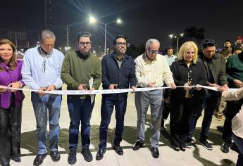 Rocha Moya inaugura el Paso Deprimido México 15, en Culiacán