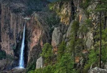 Esta cascada cerca de Sinaloa es todo un espectáculo en invierno, ¿Cómo llegar?