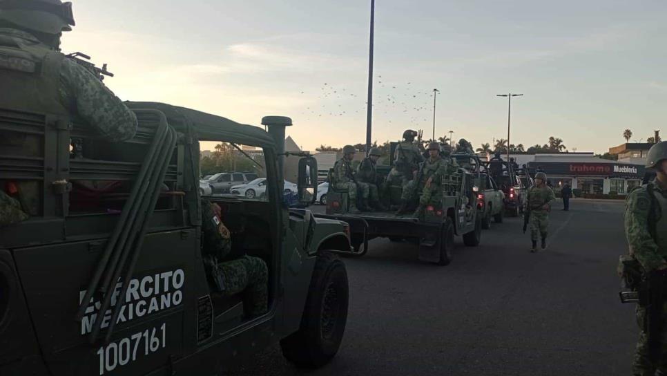 Por aire y tierra, despliegan fuerte operativo para la seguridad de Culiacán en Año Nuevo