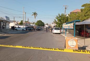 A plena luz del día, atacan a balazos dos locales comerciales de la colonia Rafael Buelna, en Culiacán