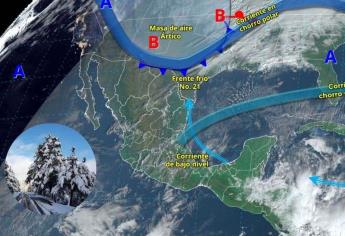 Frío, lluvias y nieve esta semana en Sinaloa: Pronostico del Clima del 6 al 9 de enero 2025