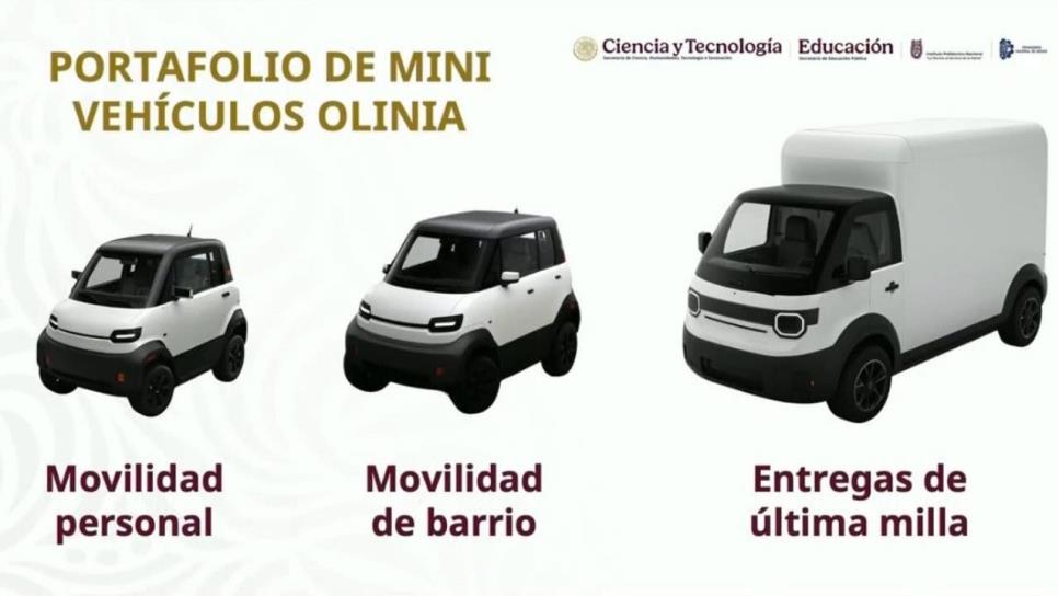 Así será el mini auto eléctrico Olinia; se fabricará en Sonora y costará 90 mil pesos