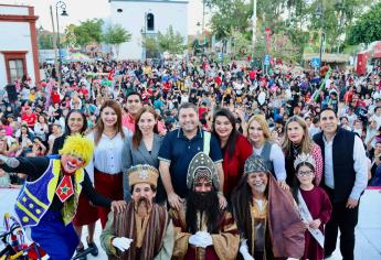 Los Reyes Magos llegan a Badiraguato cargados de regalos y sorpresas para niñas y niños