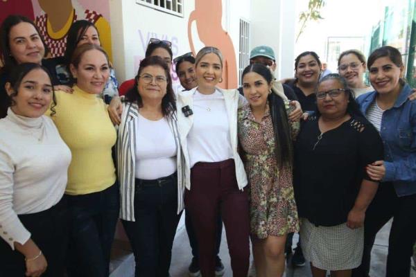 Estrella Palacios supervisa la que será la primera Unidad de Empoderamiento para Mujeres, UNEMujeres