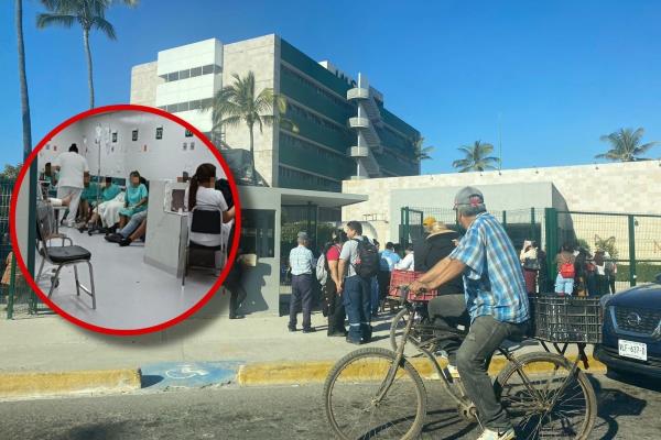 Pacientes del IMSS Mazatlán duermen en el suelo: denuncian condiciones indignas