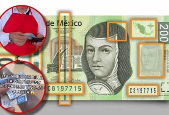 Ten cuidado con este billete falso llamado “G5” es muy parecido al verdadero