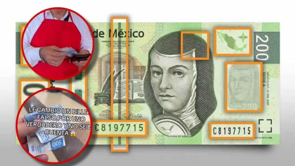 Ten cuidado con este billete falso llamado "G5" es muy parecido al verdadero