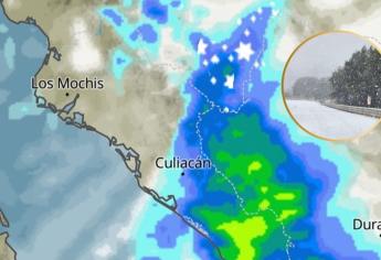 Pronostican posibles heladas en Sinaloa para este fin de semana; bajará hasta -10°C