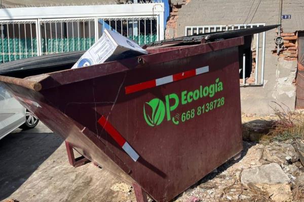 Inicia el retiro de contenedores de basura en banquetas de Los Mochis