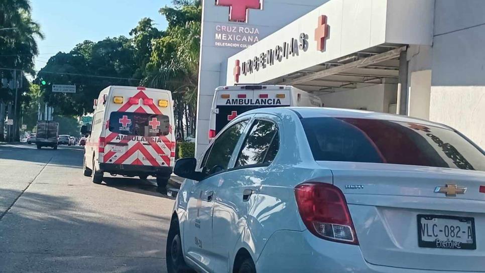 Hieren de bala a hombre y este llega por sus propios medios a la Cruz Roja de Culiacán