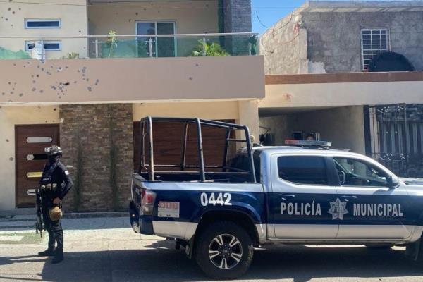 Sujetos armados disparan contra una casa en la colonia Simón Bolívar de Culiacán