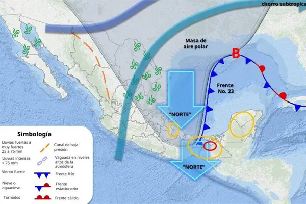 Sonora en alerta; esperan temperaturas bajo cero por efectos del frente frío 23 y chorro polar