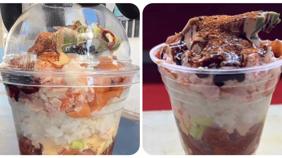 Conoce el sushareable, un delicioso sushi en vaso único en Los Mochis