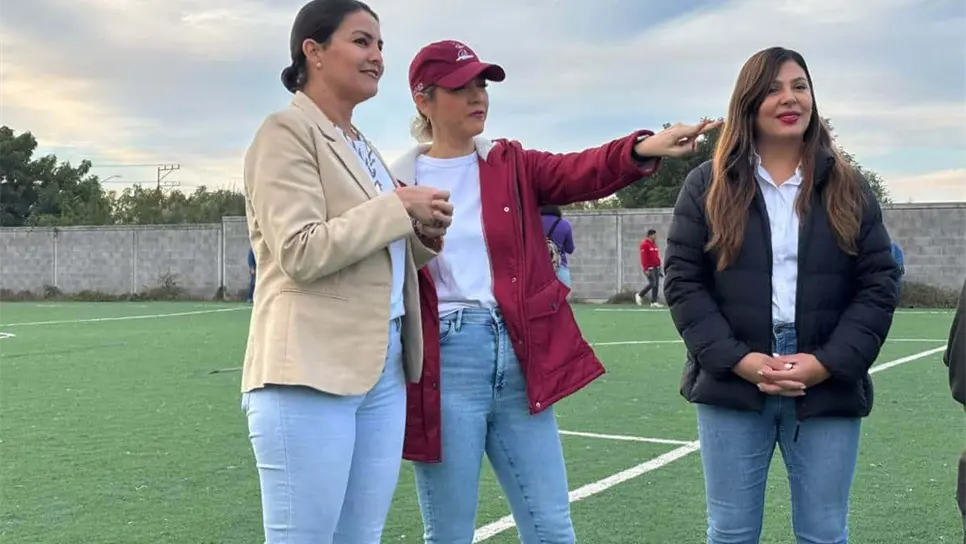 Estrella Palacios arranca rehabilitación del Parque La Riviera en Mazatlán; se convertirá en una unidad deportiva