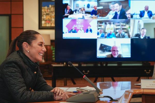 Rocha Moya sostiene reunión virtual con Claudia Sheinbaum para tratar temas de IMSS Bienestar
